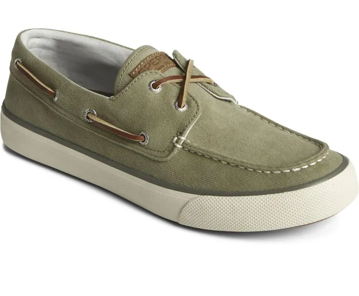 Men Bahama II Twill Sneaker Olive Sperry Sneakers Men Bahama II Twill Sneaker Olive Sperry Sneakers