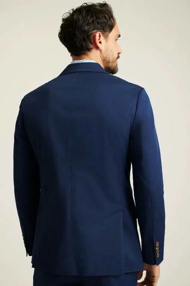 Men Blazers and Sport Coats Bonobos Jetsetter Italian Cotton Blazer Royal Blue