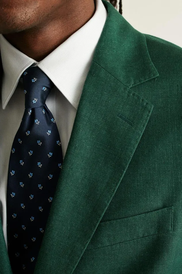 Men Blazers and Sport Coats Bonobos Jetsetter Italian Linen Blazer Mineral Green