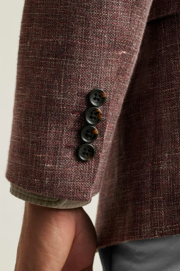 Men Blazers and Sport Coats Bonobos Jetsetter Unconstructed Italian Blazer Berry Basketweave