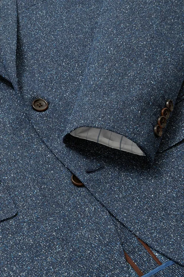 Men Blazers and Sport Coats Bonobos Jetsetter Unconstructed Italian Blazer Navy Donegal