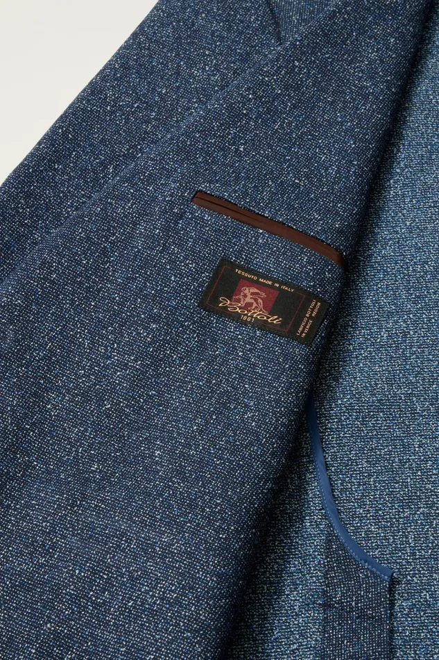 Men Blazers and Sport Coats Bonobos Jetsetter Unconstructed Italian Blazer Navy Donegal