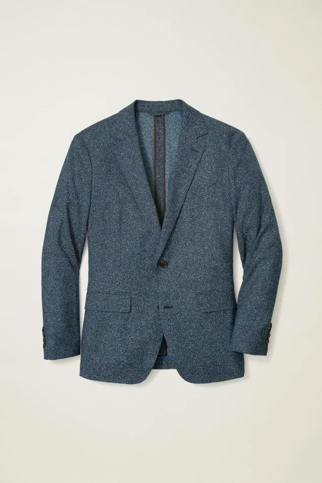 Men Blazers and Sport Coats Bonobos Jetsetter Unconstructed Italian Blazer Navy Donegal