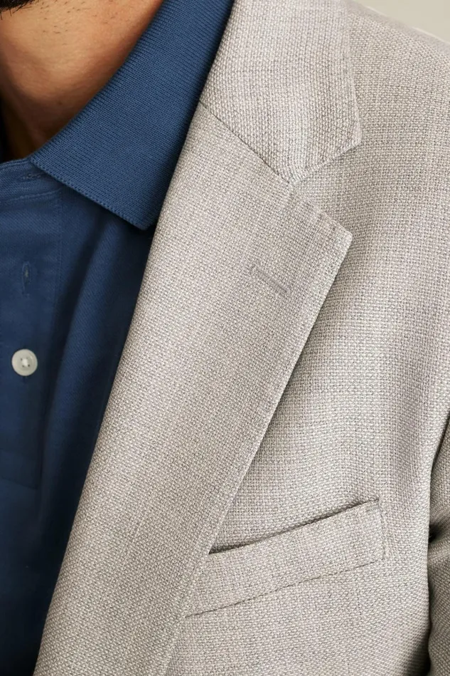 Men Blazers and Sport Coats Bonobos Jetsetter Unconstructed Italian Wool Blazer Light Grey