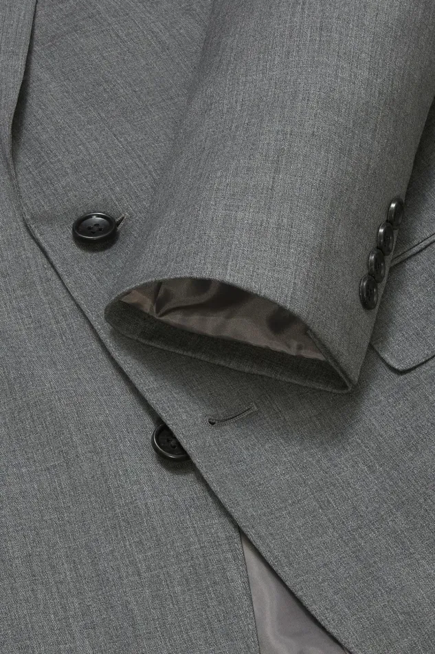 Men Blazers and Sport Coats Bonobos Jetsetter Wool Blazer Grey