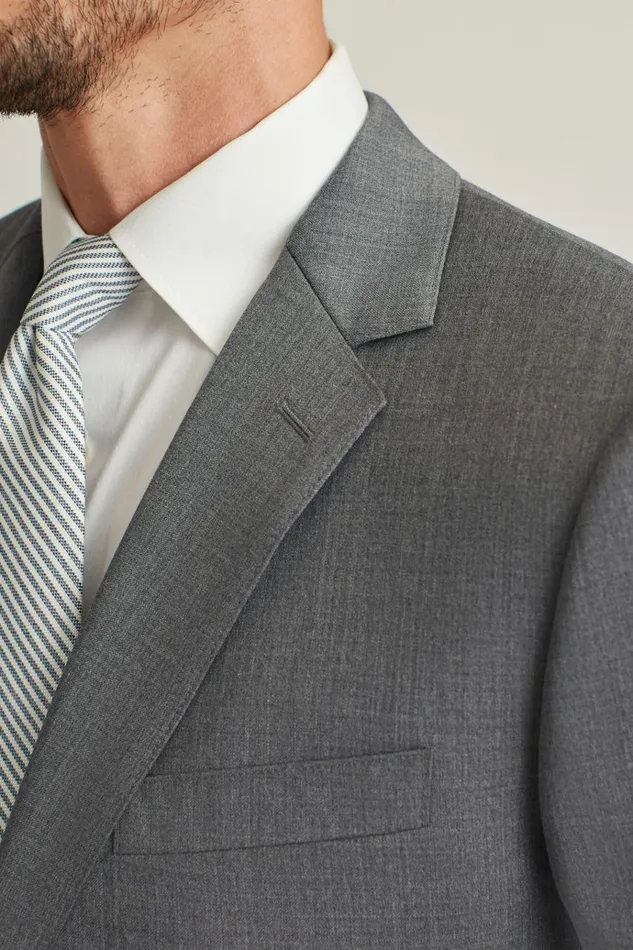 Men Blazers and Sport Coats Bonobos Jetsetter Wool Blazer Grey