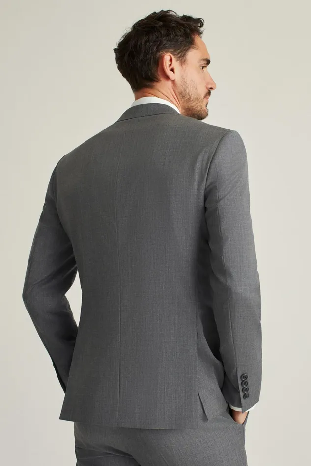 Men Blazers and Sport Coats Bonobos Jetsetter Wool Blazer Grey