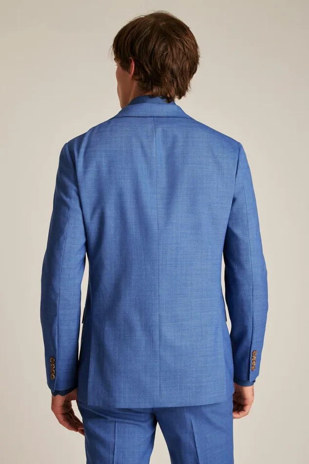 Men Blazers and Sport Coats Bonobos Jetsetter Wool Blazer Iceberg Blue