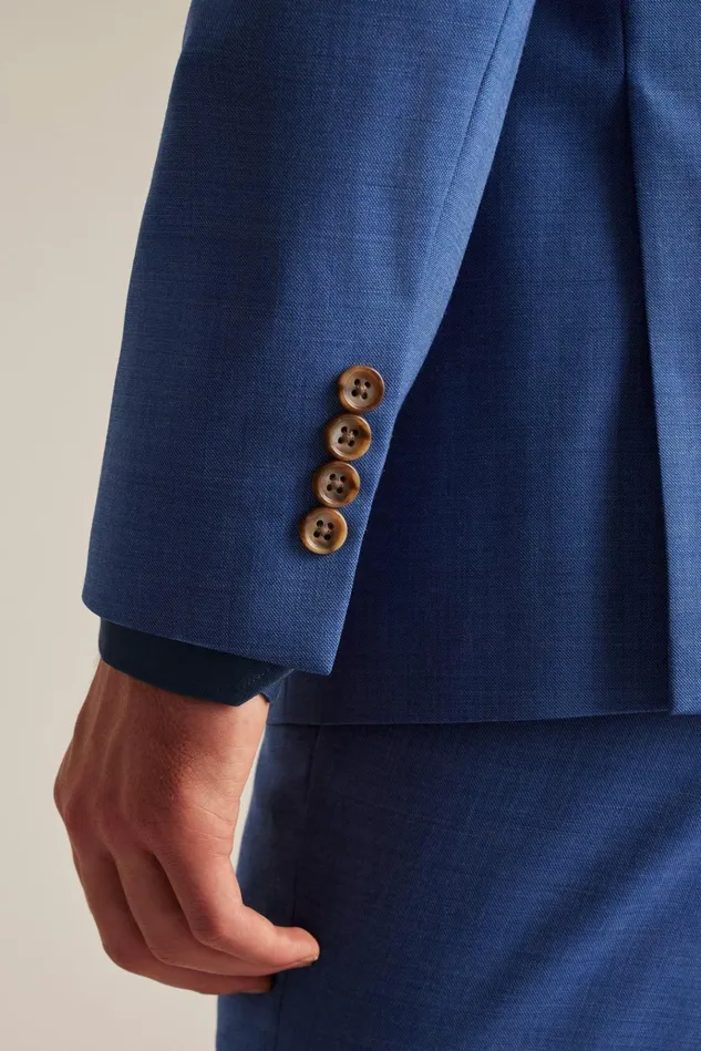 Men Blazers and Sport Coats Bonobos Jetsetter Wool Blazer Iceberg Blue