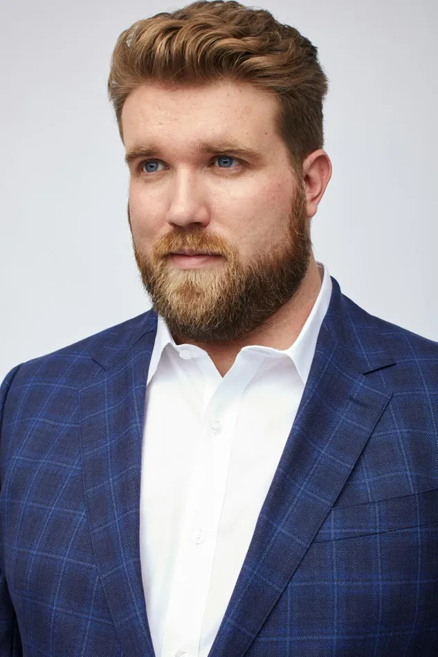 Men Blazers and Sport Coats Bonobos Unconstructed Italian Wool Blazer Extended Sizes Carter Twill Blue Plaid