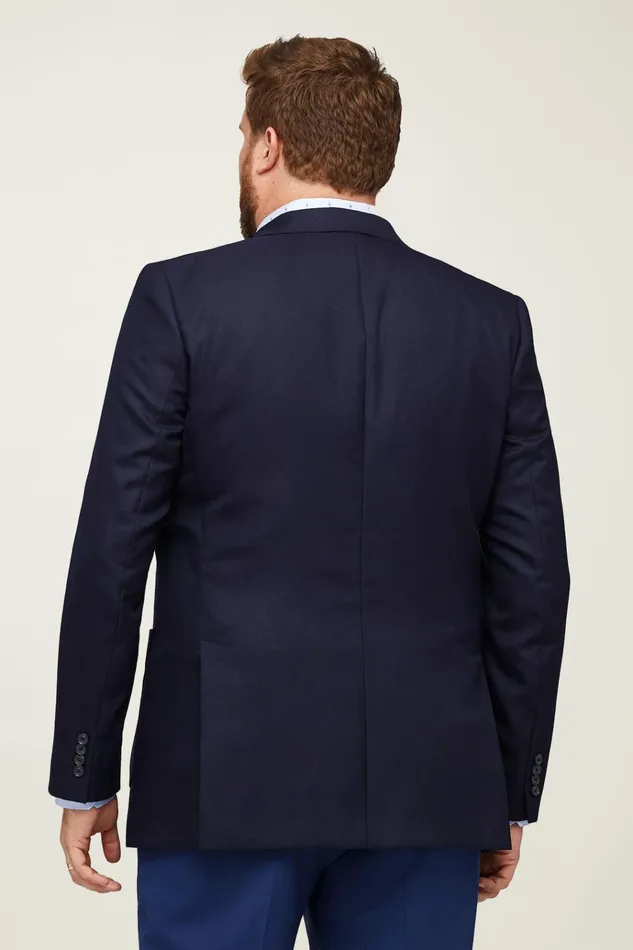 Men Blazers and Sport Coats Bonobos Unconstructed Italian Wool Blazer Extended Sizes Navy