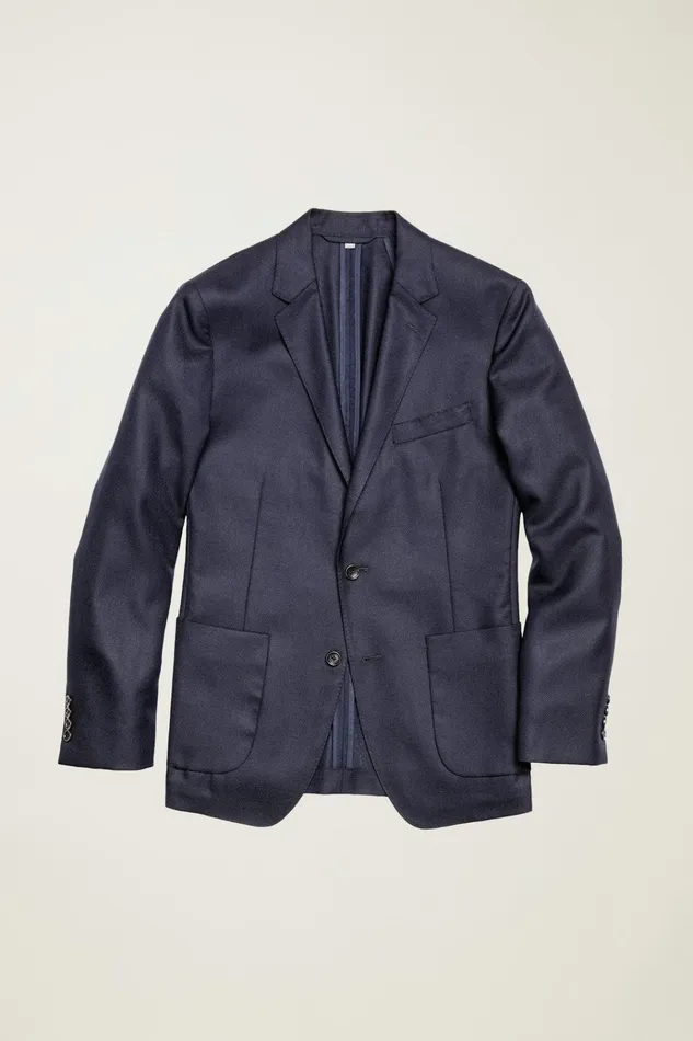 Men Blazers and Sport Coats Bonobos Unconstructed Italian Wool Blazer Extended Sizes Navy