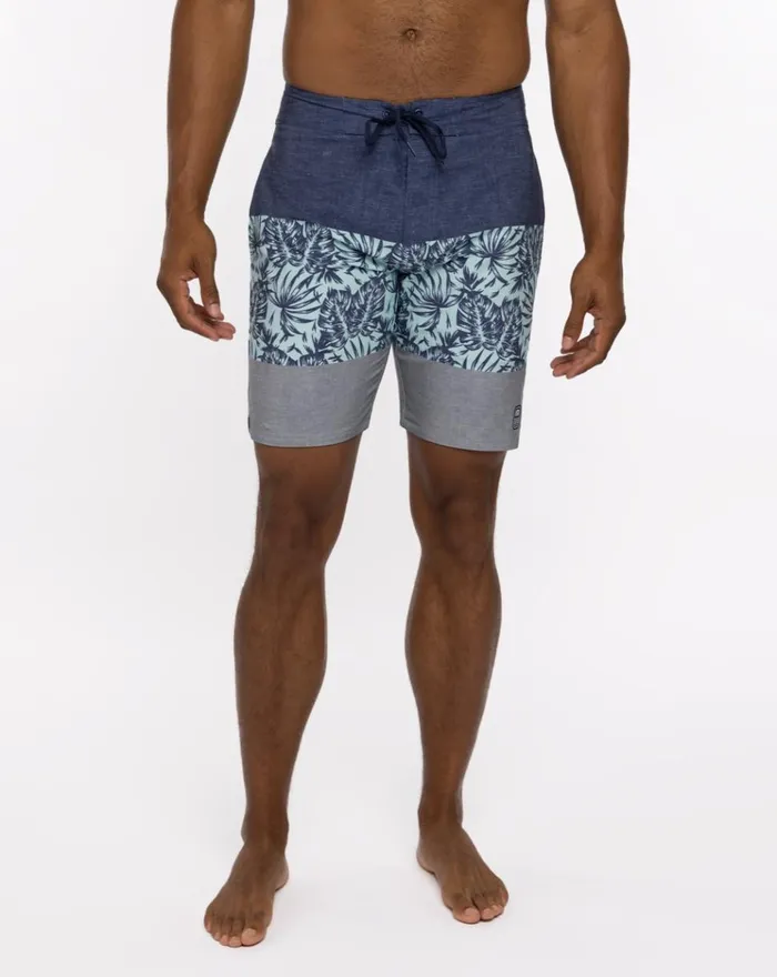 Men Boardshorts TravisMathew SWIM UP BAR BOARDSHORT Heather Dress Blues