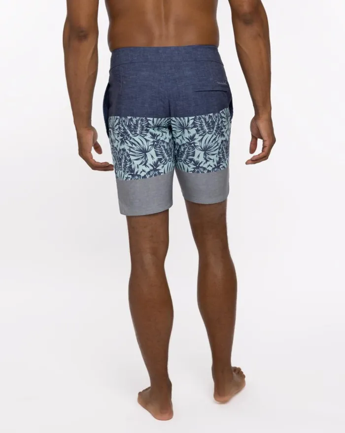 Men Boardshorts TravisMathew SWIM UP BAR BOARDSHORT Heather Dress Blues