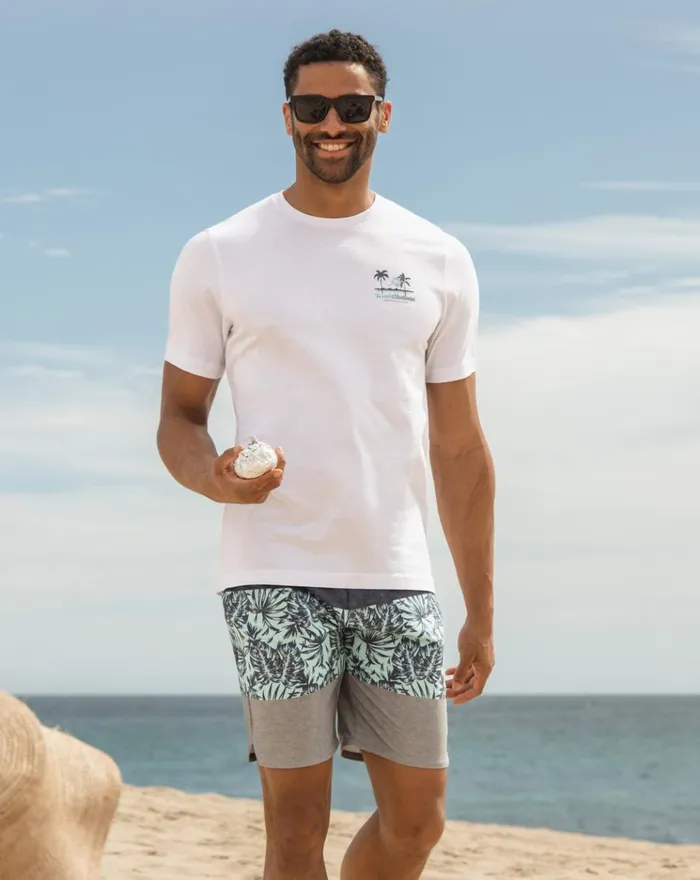 Men Boardshorts TravisMathew SWIM UP BAR BOARDSHORT Heather Dress Blues