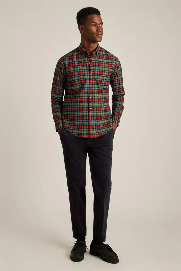 Men Business Casual Shirts Bonobos Everyday Oxford Shirt Festive Plaid