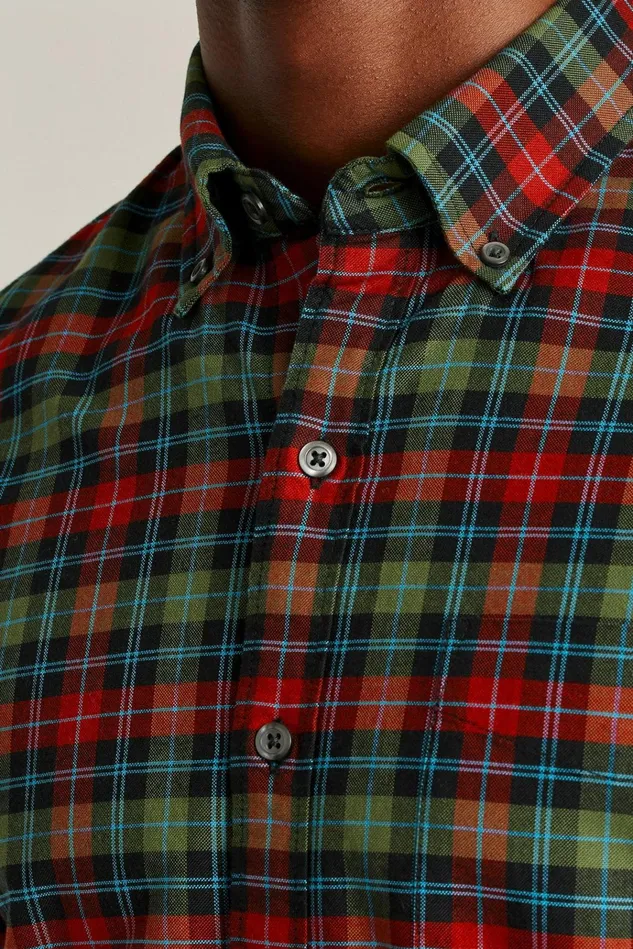 Men Business Casual Shirts Bonobos Everyday Oxford Shirt Festive Plaid