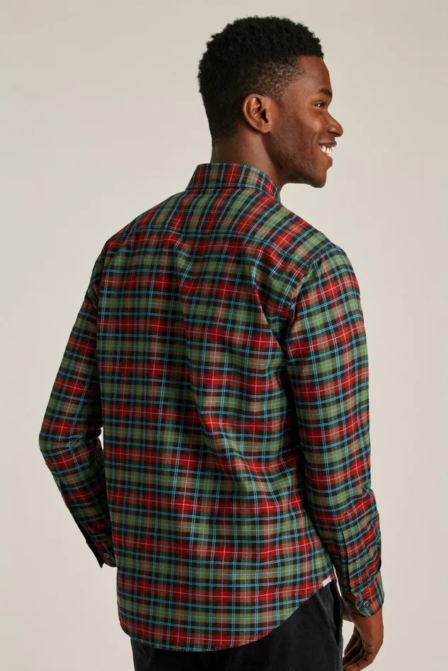 Men Business Casual Shirts Bonobos Everyday Oxford Shirt Festive Plaid