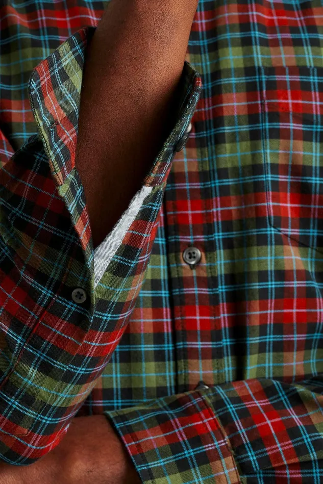 Men Business Casual Shirts Bonobos Everyday Oxford Shirt Festive Plaid