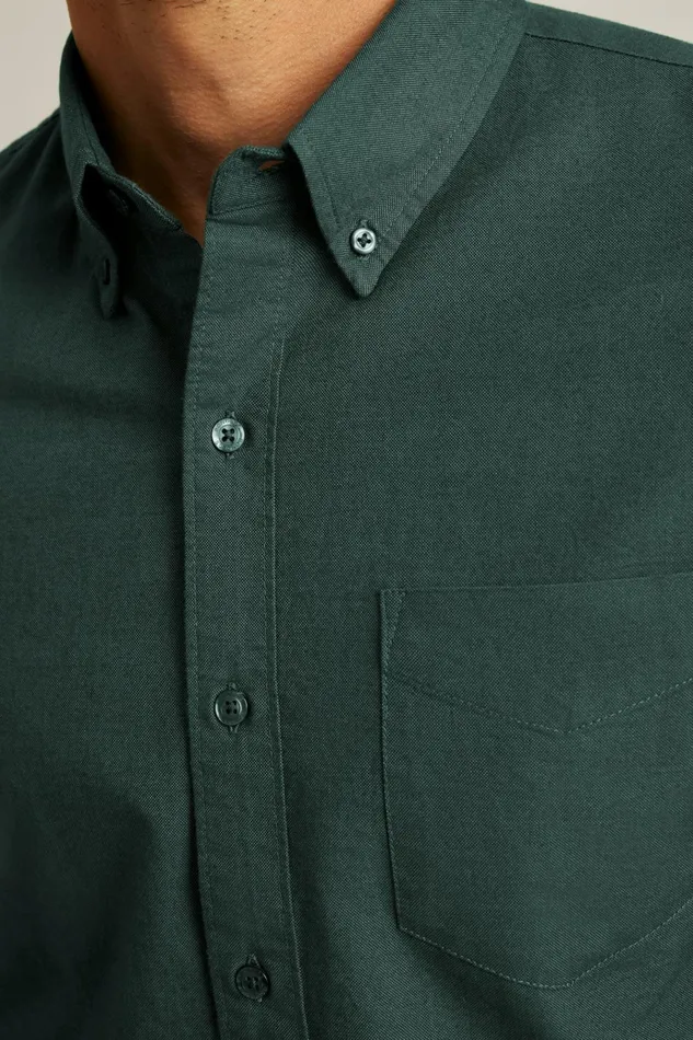 Men Business Casual Shirts Bonobos Everyday Oxford Shirt Green Gables