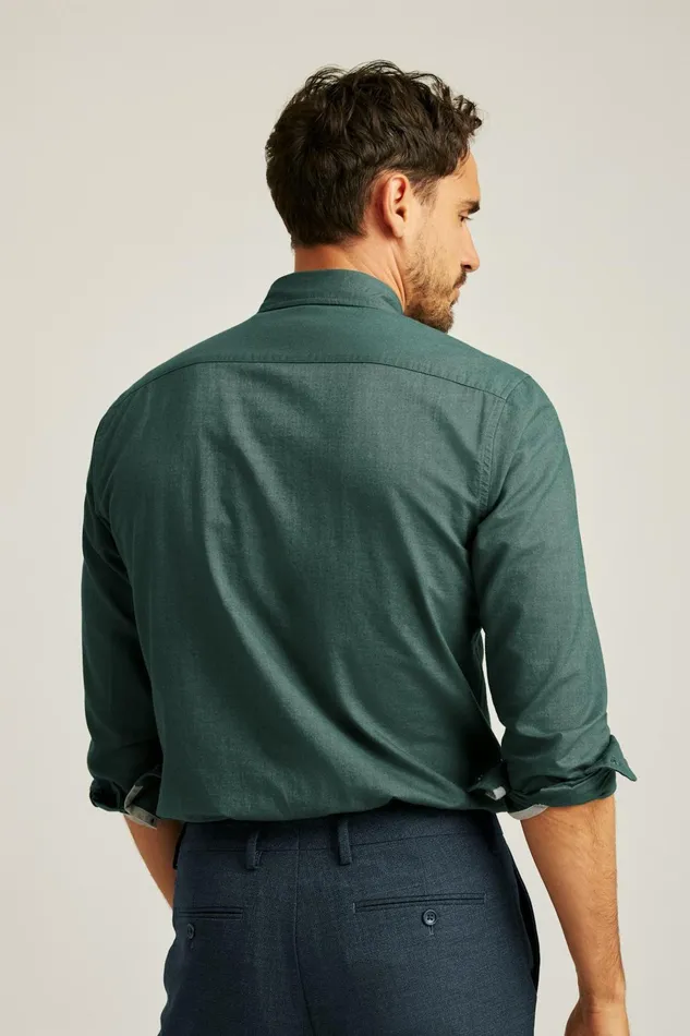 Men Business Casual Shirts Bonobos Everyday Oxford Shirt Green Gables