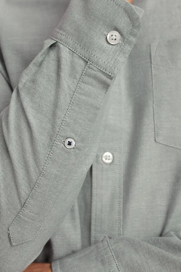 Men Business Casual Shirts Bonobos Everyday Oxford Shirt Green Sage