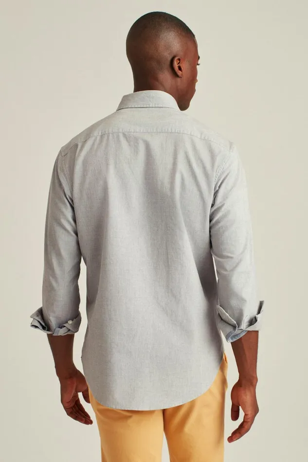 Men Business Casual Shirts Bonobos Everyday Oxford Shirt Grey