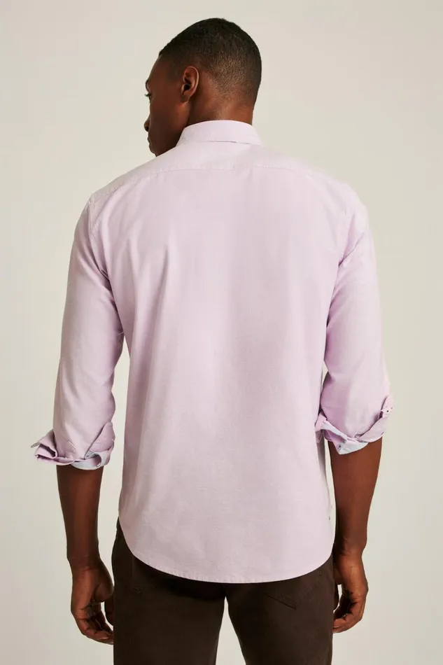 Men Business Casual Shirts Bonobos Everyday Oxford Shirt Rose Bud