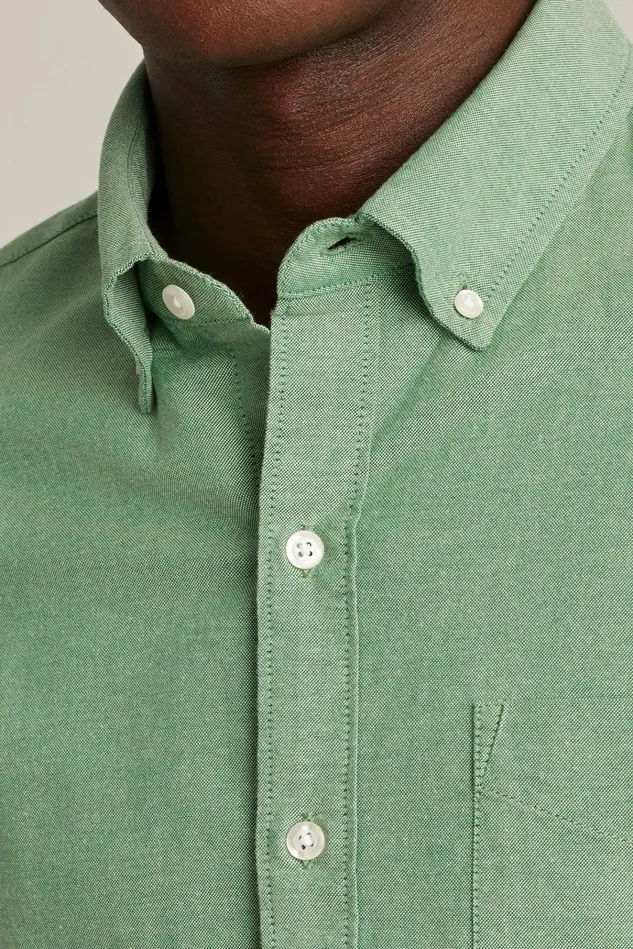 Men Business Casual Shirts Bonobos Everyday Oxford Shirt Sage Green