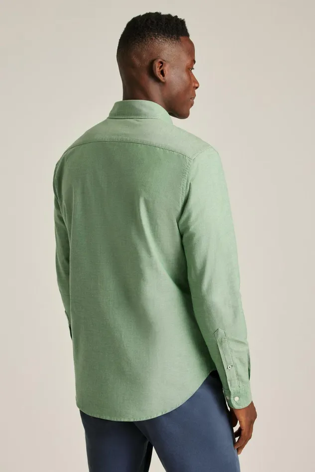Men Business Casual Shirts Bonobos Everyday Oxford Shirt Sage Green