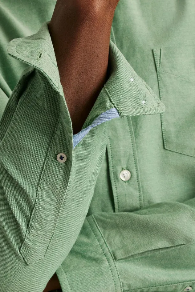 Men Business Casual Shirts Bonobos Everyday Oxford Shirt Sage Green