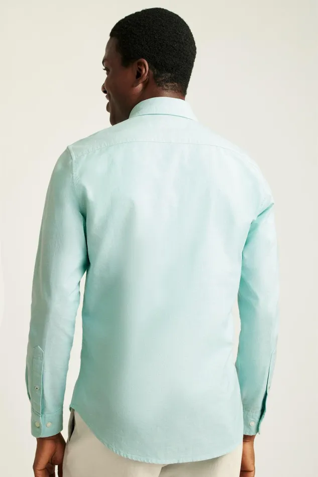 Men Business Casual Shirts Bonobos Everyday Oxford Shirt Seafoam