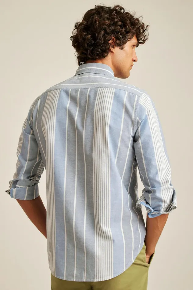 Men Business Casual Shirts Bonobos Everyday Oxford Shirt Summer Stripe