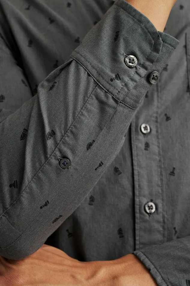 Men Business Casual Shirts Bonobos Everyday Shirt Grey Checkmate