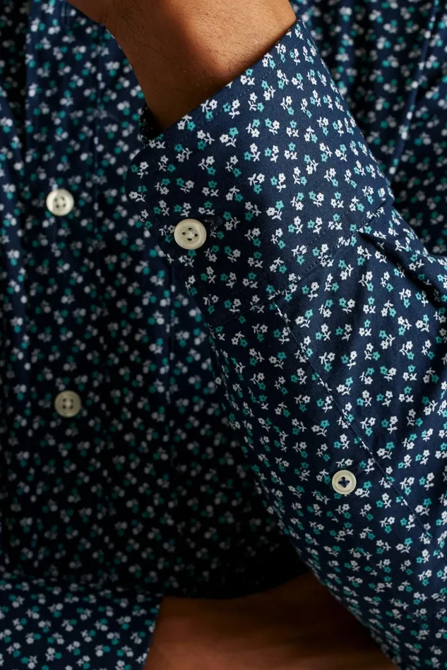 Men Business Casual Shirts Bonobos Everyday Shirt Navy Orson Floral