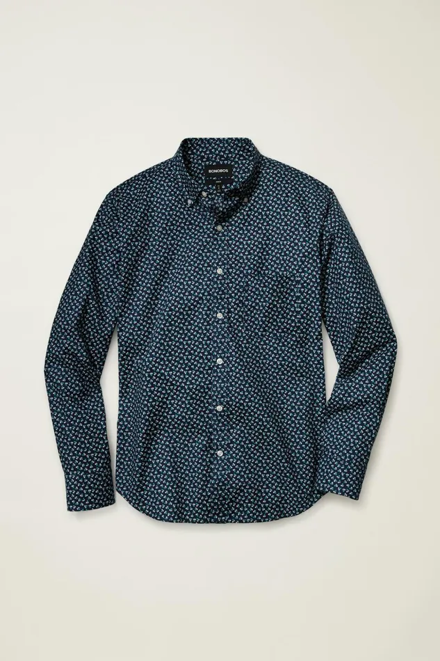 Men Business Casual Shirts Bonobos Everyday Shirt Navy Orson Floral