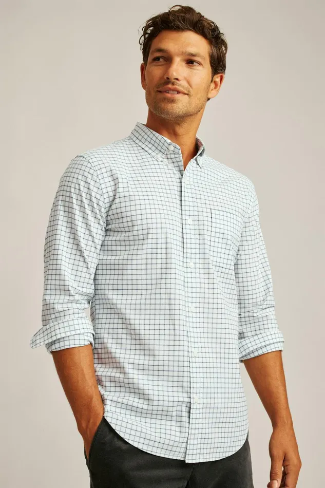 Men Business Casual Shirts Bonobos Everyday Shirt Navy Smithtown Plaid
