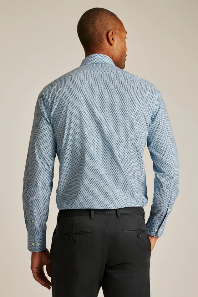 Men Business Casual Shirts Bonobos Jetsetter Stretch Dress Shirt Blue Amore Floral