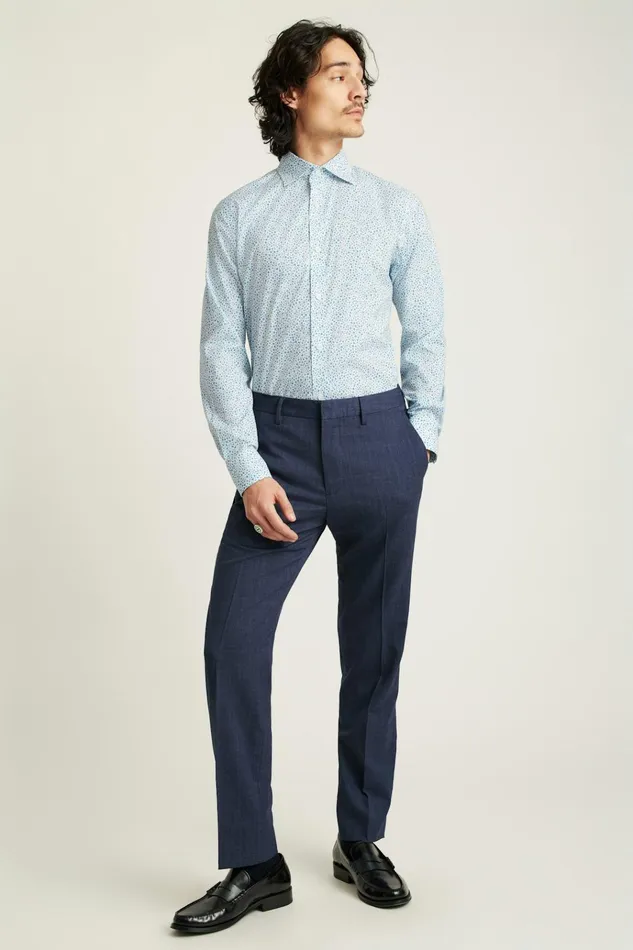 Men Business Casual Shirts Bonobos Jetsetter Stretch Dress Shirt Blue Bordeta Floral Men Business Casual Shirts Bonobos Jetsetter Stretch Dress Shirt Blue Bordeta Floral