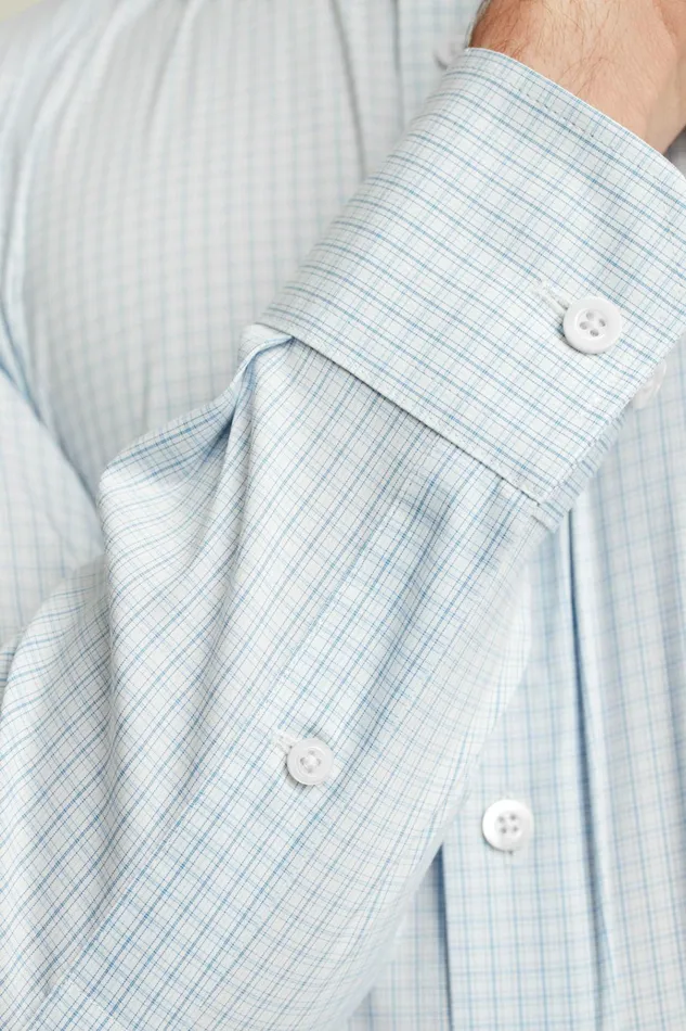 Men Business Casual Shirts Bonobos Jetsetter Stretch Dress Shirt Blue Enzo Plaid