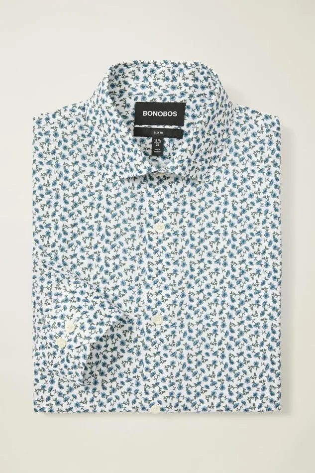 Men Business Casual Shirts Bonobos Jetsetter Stretch Dress Shirt Blue Martin Floral Men Business Casual Shirts Bonobos Jetsetter Stretch Dress Shirt Blue Martin Floral