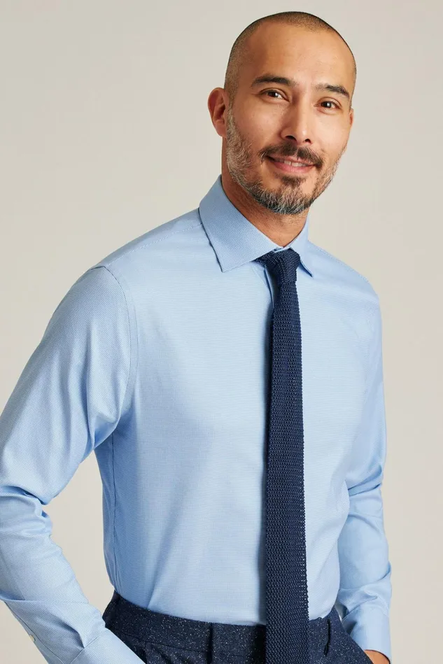 Men Business Casual Shirts Bonobos Jetsetter Stretch Dress Shirt Blue Texture