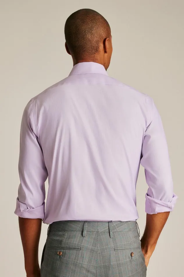 Men Business Casual Shirts Bonobos Jetsetter Stretch Dress Shirt Lavender Texture