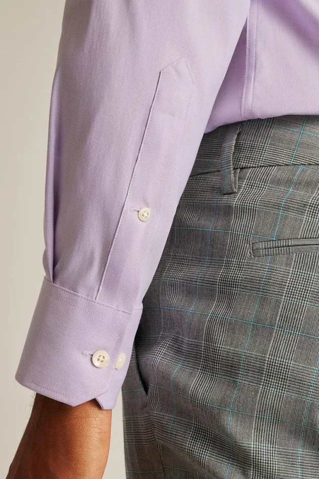 Men Business Casual Shirts Bonobos Jetsetter Stretch Dress Shirt Lavender Texture