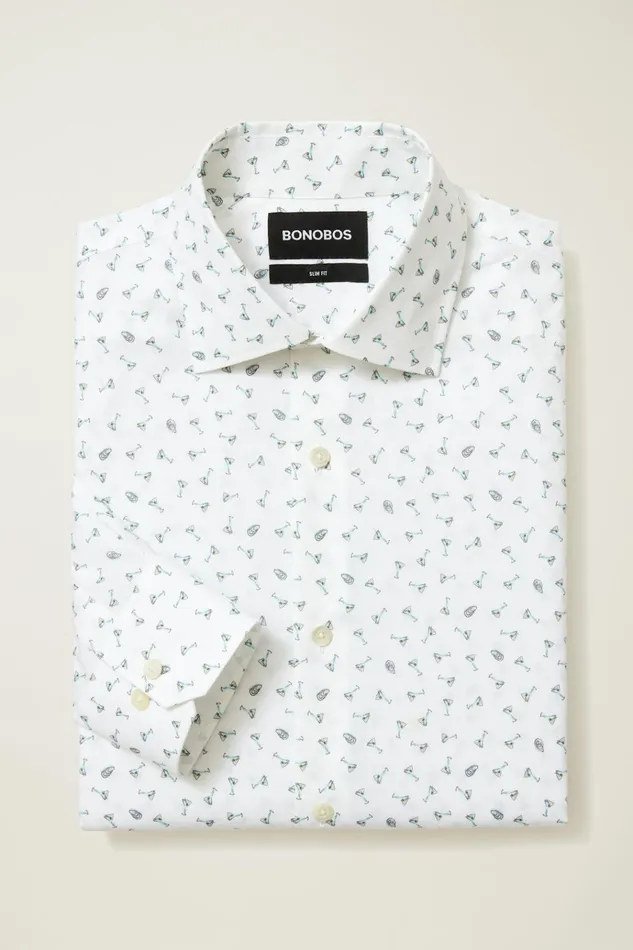 Men Business Casual Shirts Bonobos Jetsetter Stretch Dress Shirt Marseillan Martinis