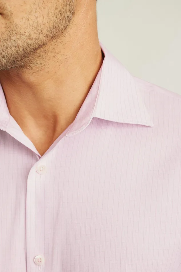 Men Business Casual Shirts Bonobos Jetsetter Stretch Dress Shirt Pink Enzo Plaid