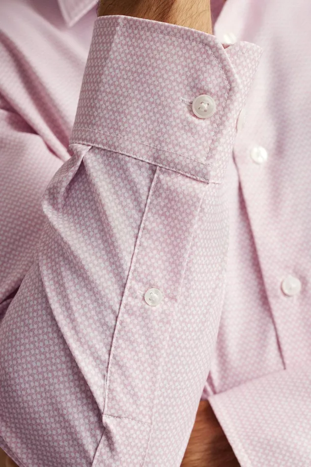 Men Business Casual Shirts Bonobos Tech Button Down Shirt Pink Astor Geo