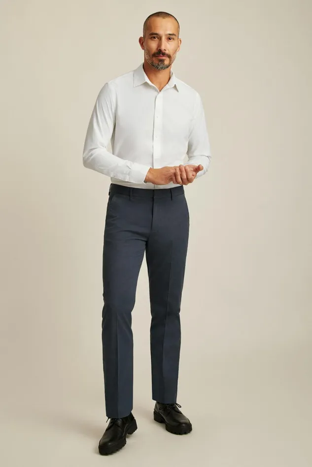 Men Business Casual Shirts Bonobos The Desk To Dinner Shirt Solid White