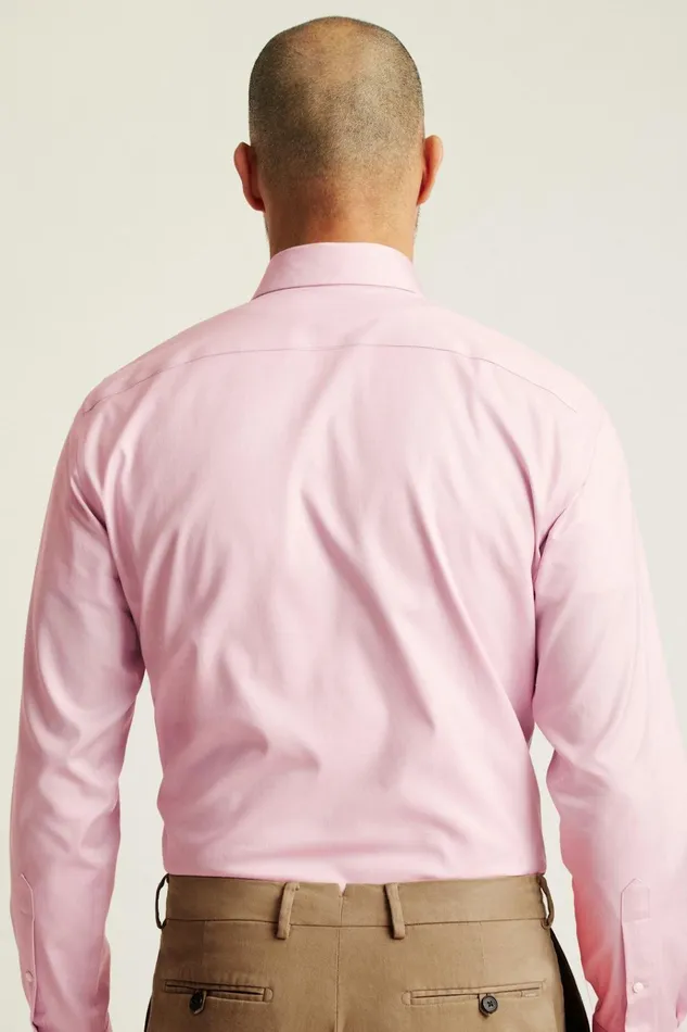 Men Business Casual Shirts Bonobos Weekday Warrior Dress Shirt Pink Stripe