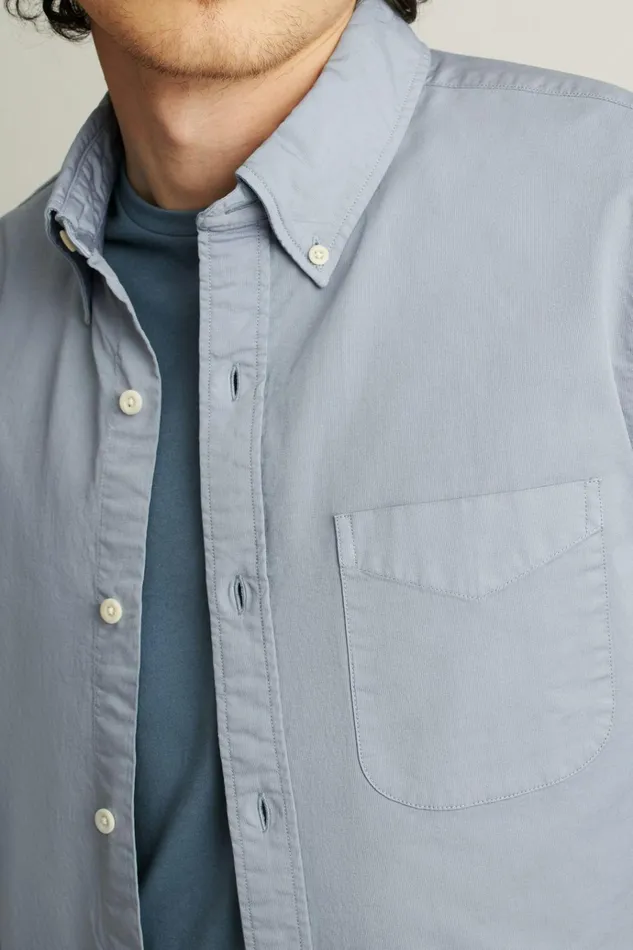 Men Casual Shirts Bonobos Everyday Bedford Shirt Dusty Blue